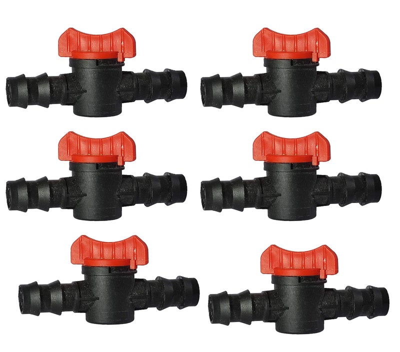 Pinolex® Drip Irrigation Accessories 16mm Pipe Fittings - Straight Connector with Tap (100 pcs) - Image 1