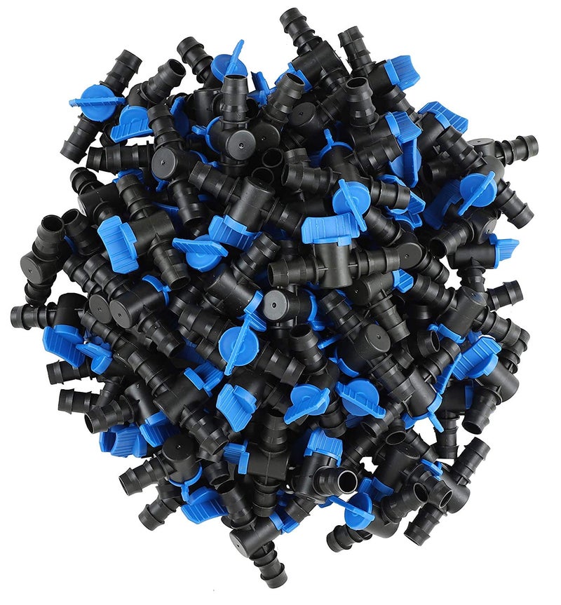 Pinolex® Drip Irrigation Accessories 16mm Pipe Fittings - Straight Connector with Tap (100 pcs) - Image 2
