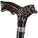 Asterom Walking Cane Handmade Wolf Cane Cool Walking Canes for Men and Women Wooden Carved Unique Walking Sticks for Men Seniors 35 Inch - Image 1