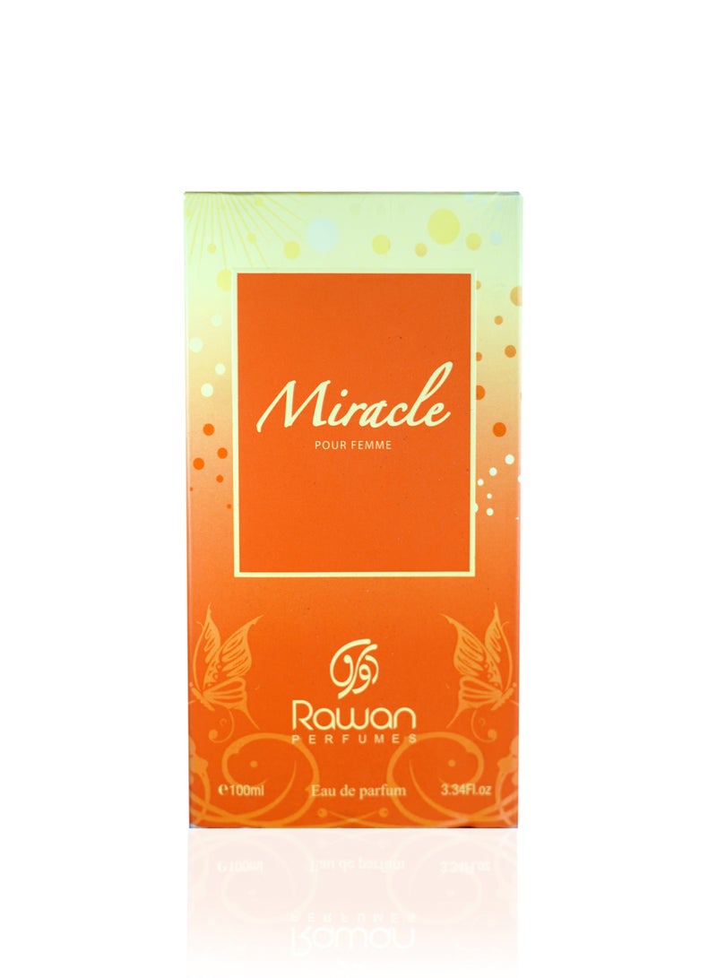RAWAN Miracle Pour Femme by Rawan Perfumes – Eau de Parfum – 100ml - Image 3