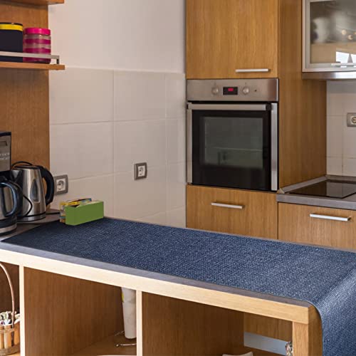 yeload Trivet Table Runner Hot Plates Mat 12 X 40 Inch Heat Resistant Table Protector Waterproof Decorative Farmhouse Kitchen Trivets Counter Heat Proof Placemats for Hot Dishes (Black Line) - Image 5