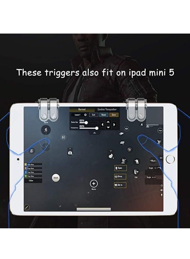 Oasisgalore 12Pcs Anti-Sweat Gaming Finger Sleeves with 2Pcs Mobile L1R1 Game Triggers for Phone Games  - Image 5
