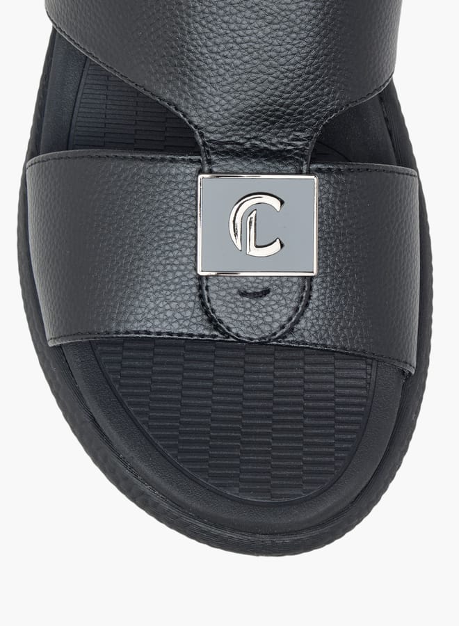 لو كونفورت صنادل رجالي سليب أون بتفاصيل مقصوصة - Image 3