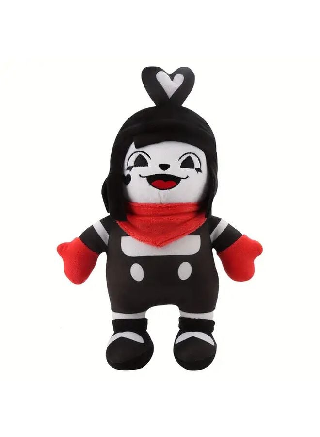 BonBon Plush Stuffed Animal With Expressive Eyes Red Bow Ideal Birthday Christmas Gift - Image 1