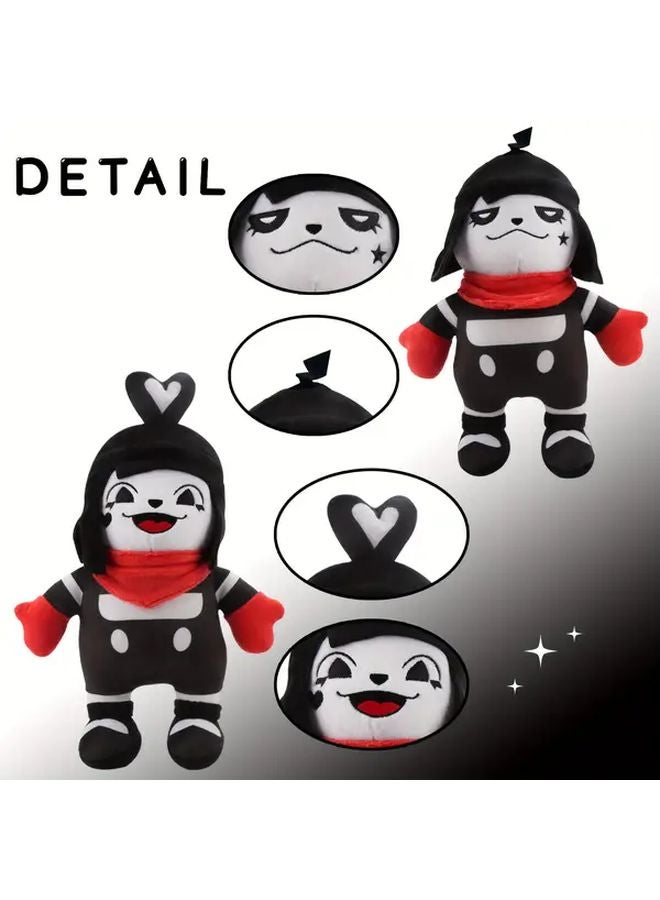 BonBon Plush Stuffed Animal With Expressive Eyes Red Bow Ideal Birthday Christmas Gift - Image 4