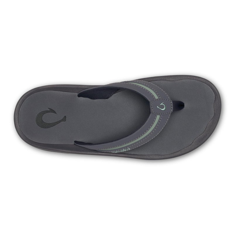 OLUKAI Ohana Palua Men's Water Friendly Sandals, Everyday Flip Flops, Arch Support & Comfort Fit, Lightweight & Durable, Enhanced Grip & Traction, Tradewind Grey/Seagreen, 11 - Image 3
