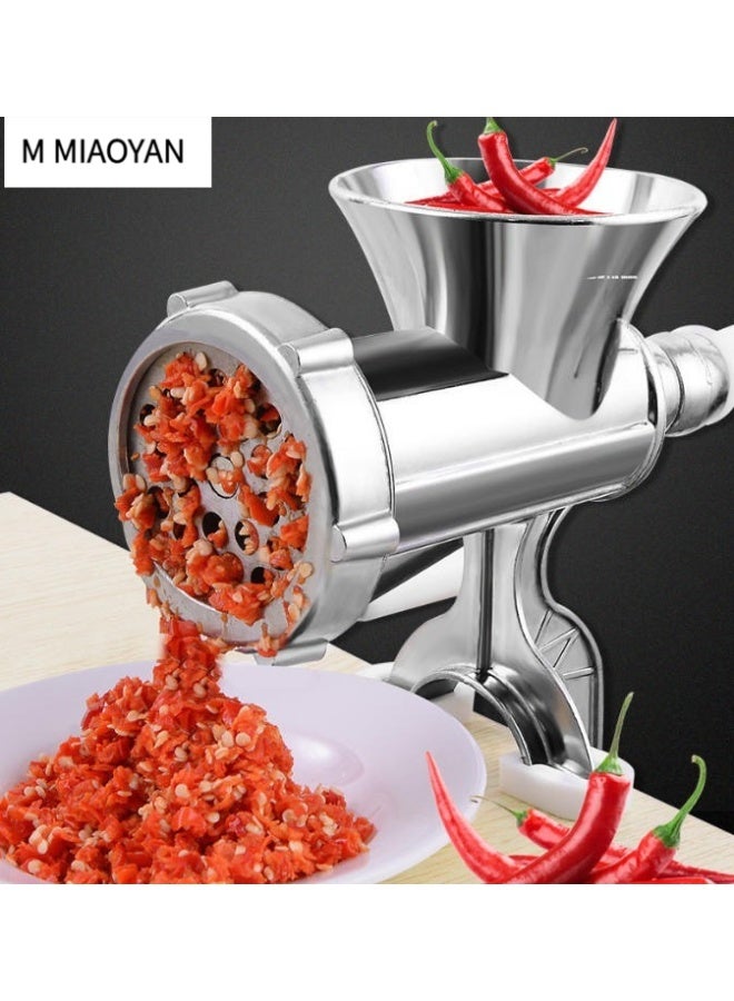 M MIAOYAN Manual Meat Grinder with Sausage Stuffer – Multi-Function Kitchen Grinder for Meat, Garlic and Pepper - Image 3