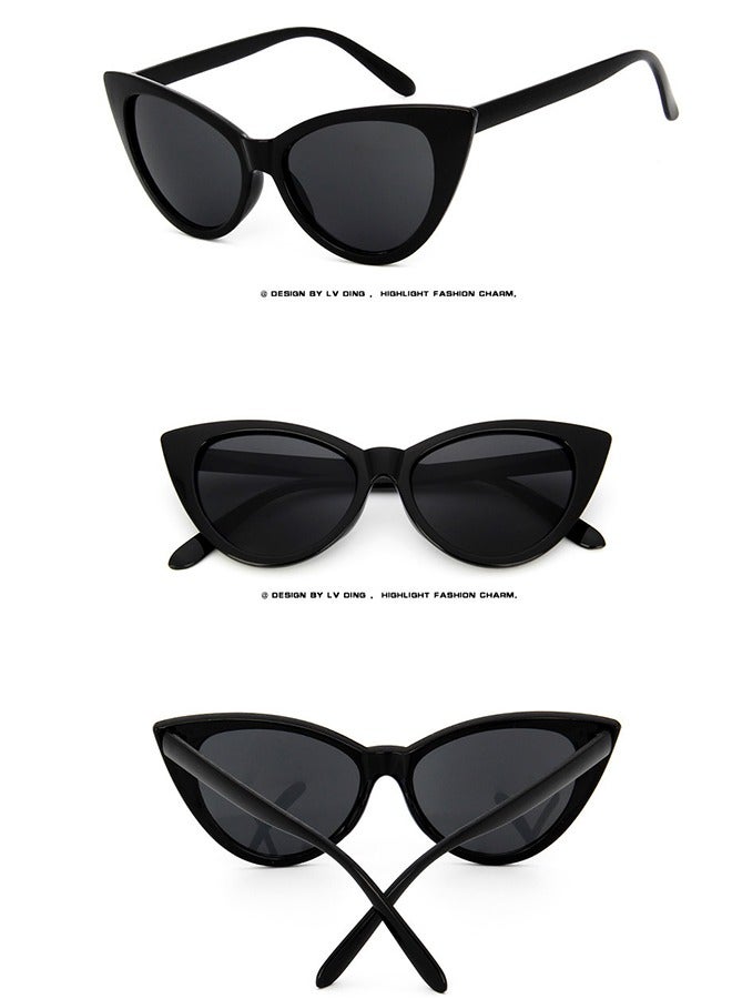 Generic Square Cat Eye Sunglasses For Men And Women - Fashion Vintage Style Sun Visor, Uv400 Protection  - Image 4