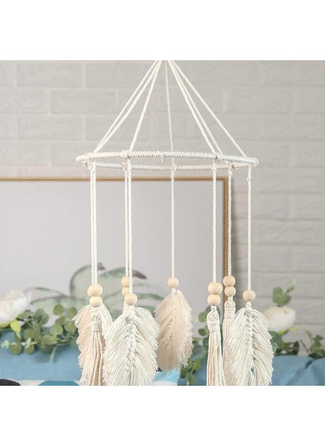 Bohemian Crib Mobile Baby Bed Mobile Toys Cotton Woven Macrame Boho Dreamcatcher Tapastry Hanging Nursery Decor for Baby Room Crib Bed - pzsku/Z9711BDDB3FAD93E421A4Z/45/_/1732119789/3a33124e-c60d-41ee-8d88-8a4a9e8388e8