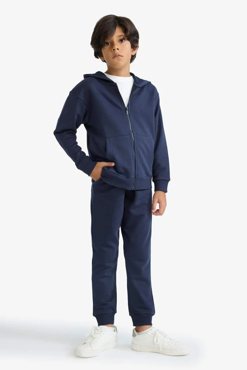 Defacto Boy Basic Zippered Hoodie