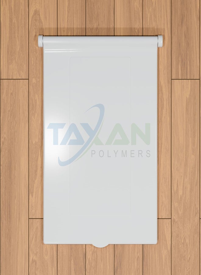 TAXAN POLYMERS غطاء مقعد مرحاض تاكسان الهندي للمرحاض المربع (21 بوصة أوريسا) | بلاستيك بولي بروبيلين صلب | إغلاق غير ناعم | غطاء مرحاض أبيض مع طقم تركيب سهل | 56 × 42 سم - Image 5