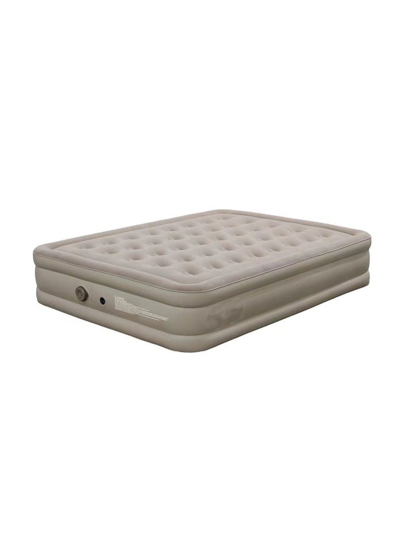 Zaros Inflatable Mattress with Built-in Pump Outdoors Inflatable Sofa for Two People Portable Waterproof Air Bed for Home, Camping, Tent - Image 1