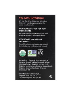 Choice Organic Teas Choice Organic Teas, Herbal Tea, Grapefruit Honeybush, Caffeine Free, 16 Tea Bags, 1.02 oz (29 g)  - Image 2