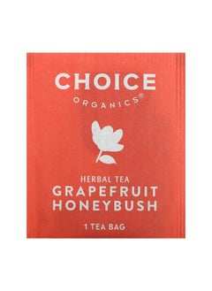 Choice Organic Teas Choice Organic Teas, Herbal Tea, Grapefruit Honeybush, Caffeine Free, 16 Tea Bags, 1.02 oz (29 g)  - Image 3