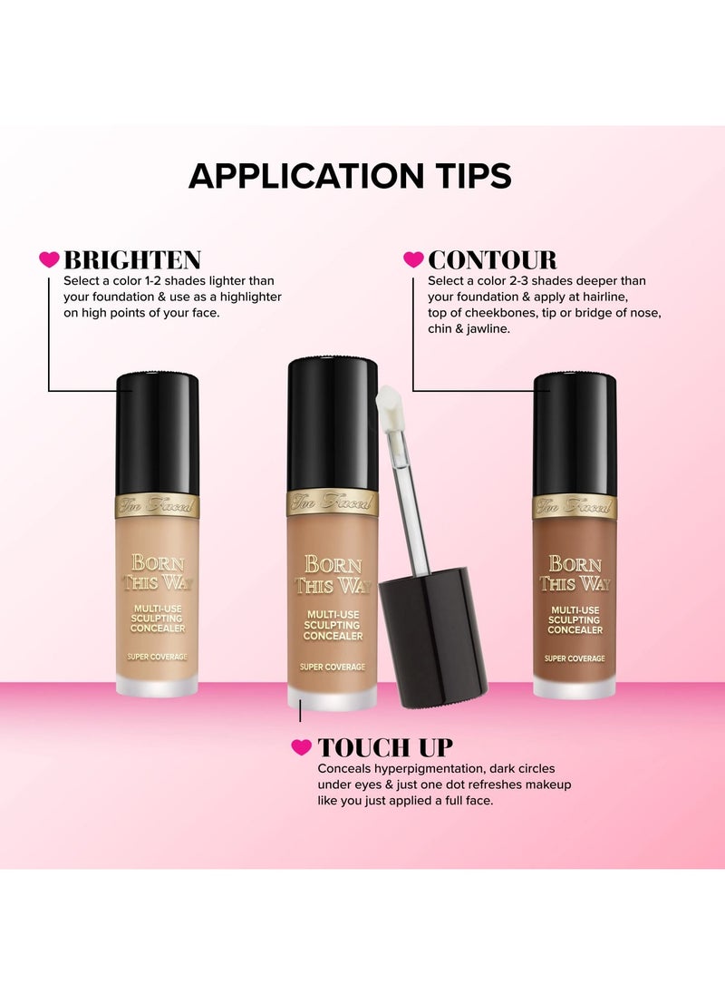 Too Faced Born This Way Super Coverage Multi-Use Concealer - sand