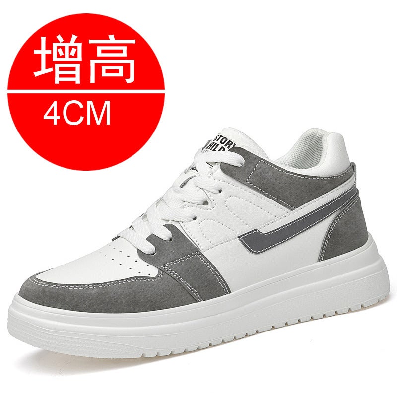 Summer Invisible Height Increasing Shoes for Men 10cm White Shoes for Men Breathable Inner Height Increasing Men''s Shoes 8cm Autum Sports and Casual Shoes 6 - Image 1