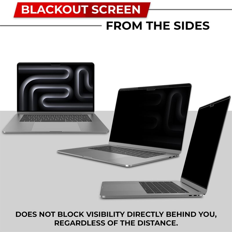 SightPro Magnetic Privacy Screen for MacBook Pro 14 Inch (2021-2025, M1-M5, Pro, Max) Patented Removable Laptop Privacy Filter Shield and Protector - Image 4