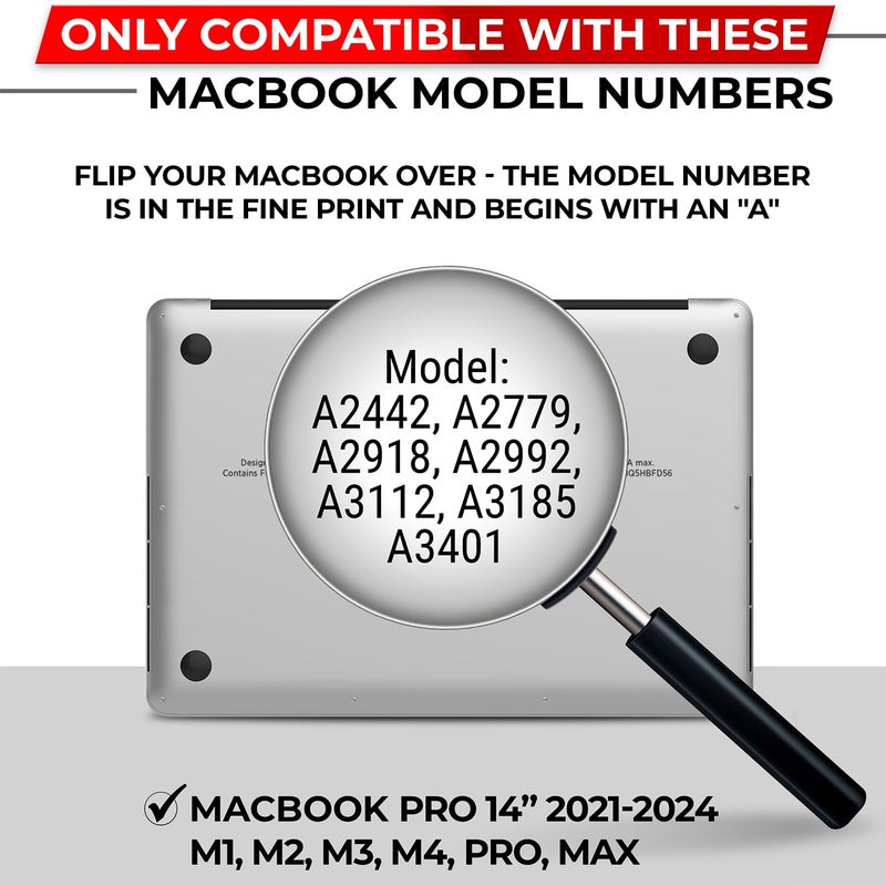 SightPro Magnetic Privacy Screen for MacBook Pro 14 Inch (2021-2025, M1-M5, Pro, Max) Patented Removable Laptop Privacy Filter Shield and Protector - Image 2