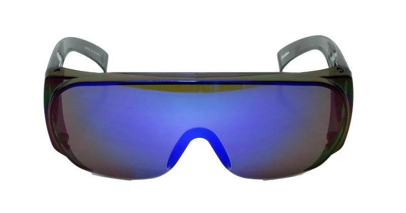 Calabria 1003 Fit Over Safety Glasses Fitover Prescription Eyewear Blue Mirror Men Women Large Wrap Around Tint Anti Scratch - Image 5