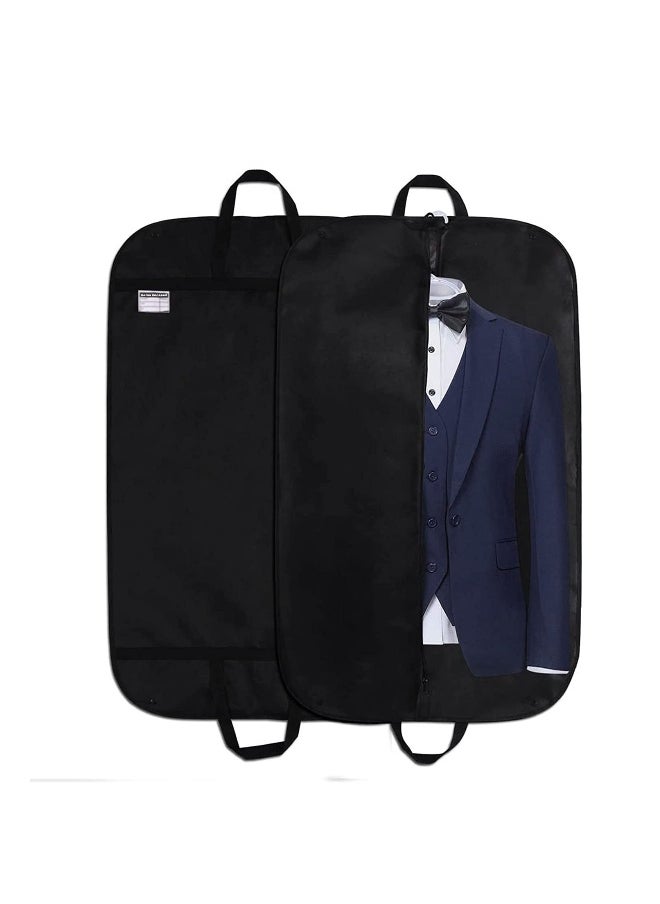 Generic 40" Suit Bags for Closet Storage and Travel, Waterproof Garment Cover Travel Bag with Handles, Gusseted Hanging Garment Bags for Men Suit Cover With Handles for Clothes, Coats, Jackets, Shirts 2PCS  - Image 1