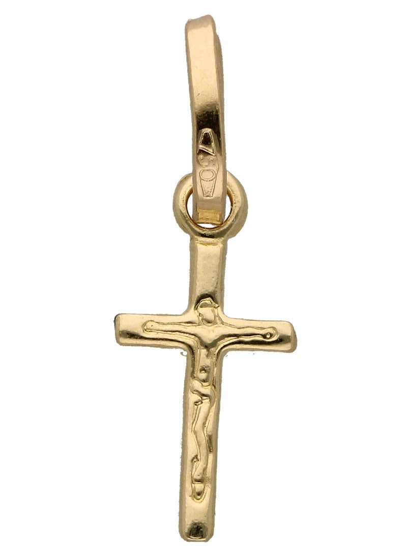 Gold Cross Shaped Pendant 18KT