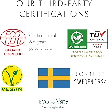 Eco by Naty Hand Cream 100 PlantDerived Ingredients with 0 Perfume Hypoallergenic and Dermatologically Tested 50 ml Tube - Image 4