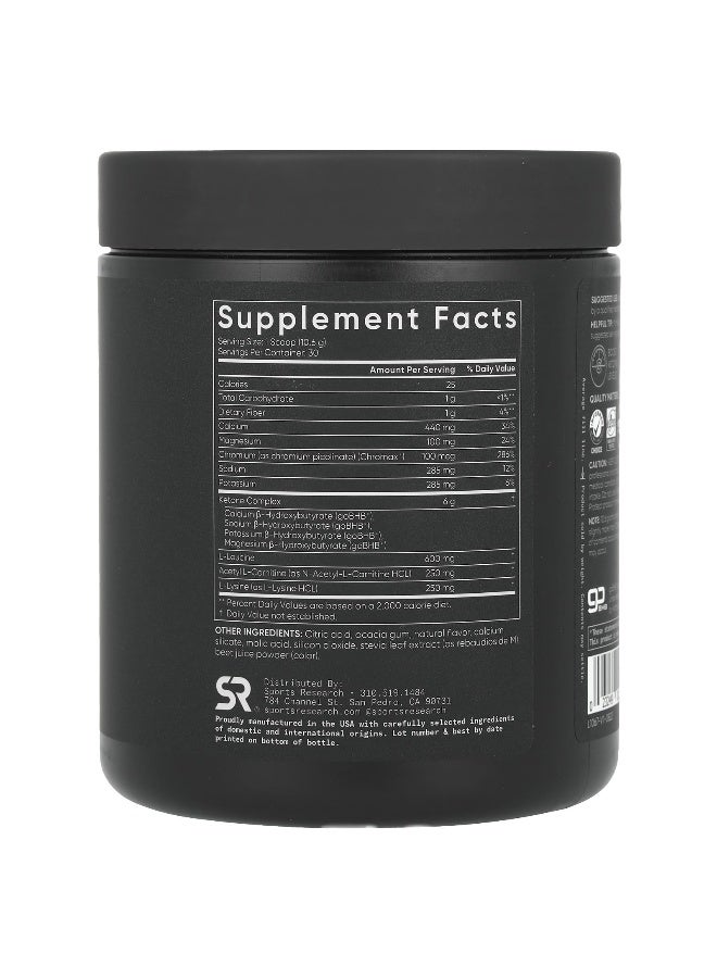 SPORTS RESEARCH Sports Research, Keto+, Raspberry Lemonade, 11.2 oz (318 g)  - Image 2