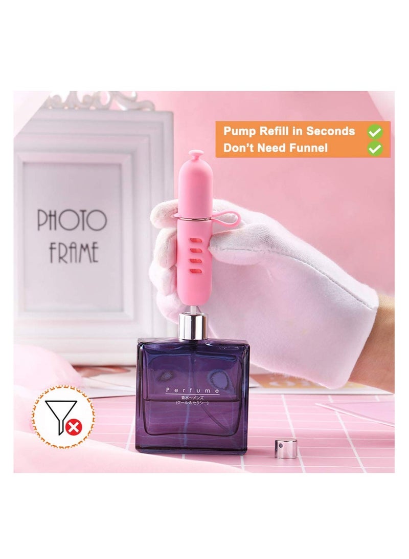 SYOSI 5ml Refillable Perfume Atomizer for Travel, TSA-Approved Portable Mini Empty Cologne Spray Pump Bottle, Dispenser Container Pocket Size Men and Women (Green)  - Image 3