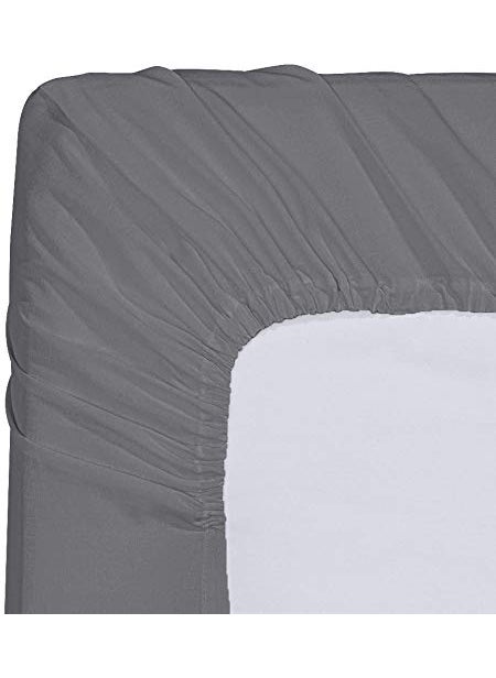 Utopia Bedding Utopia Bedding King Fitted Sheet - Extra Deep Pocket - 21 Inch Deep Pocket - Soft Microfiber -Shrinkage and Fade Resistant-Easy Care -1 Fitted Sheet Only (Grey)  - Image 4