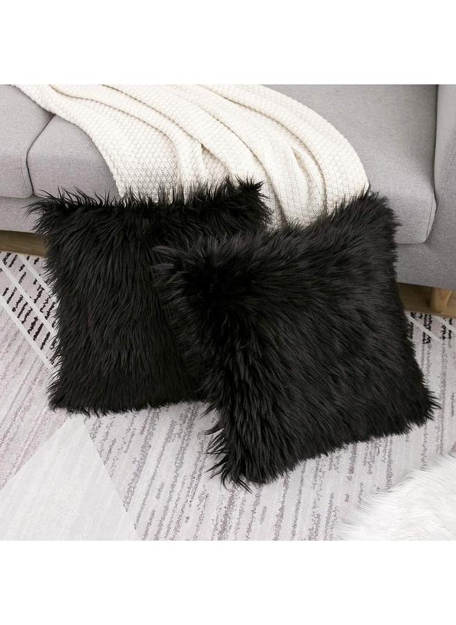 yongsheng Throw Pillow Covers New Luxury Series Style Fluffy Pillow Case Cushion Cover for Sofa Bedroom Car 42*42cm  - Image 3