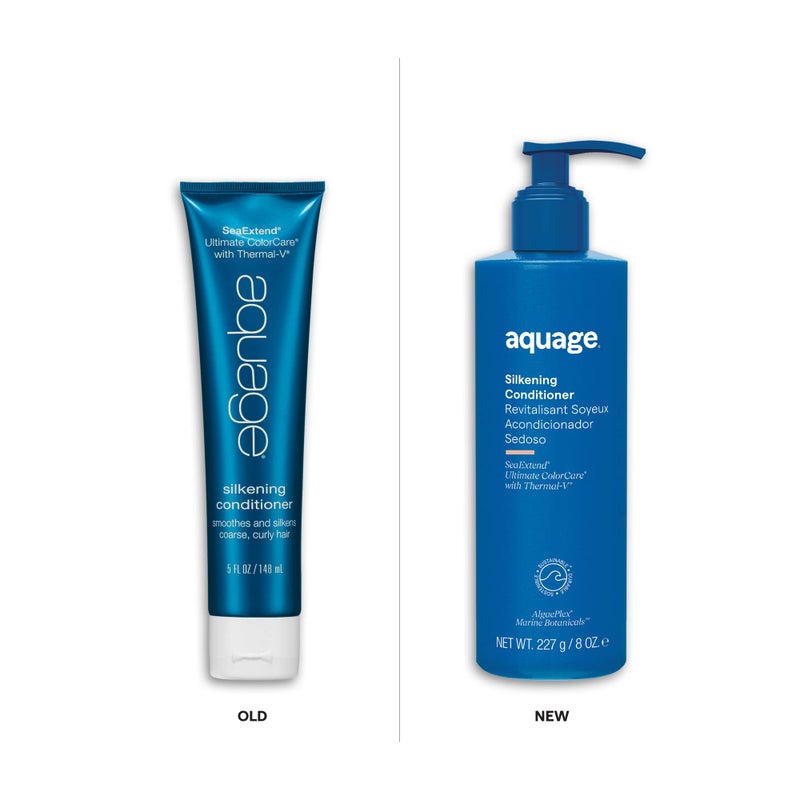 AQUAGE SeaExtend Silkening Conditioner, Improves Manageability and Prepares Hair for Sleek, Smooth Styling with Frizz-Free Results, 8 oz - Image 2