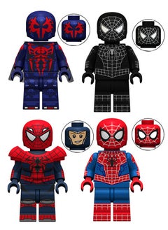 XP 4PCS Spider Man Series Characters Mini Action Figures Set, High Quality Mini Superhero Figures Series Stitching Toys Playsets, Spiderman Toys for Desktop Decorations/Collectibles, Gifts for Fans  - Image 1