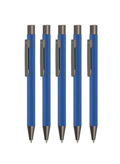 Uma Pack of 5 Retractable Ballpoint Pen Navy Blue  - Image 1