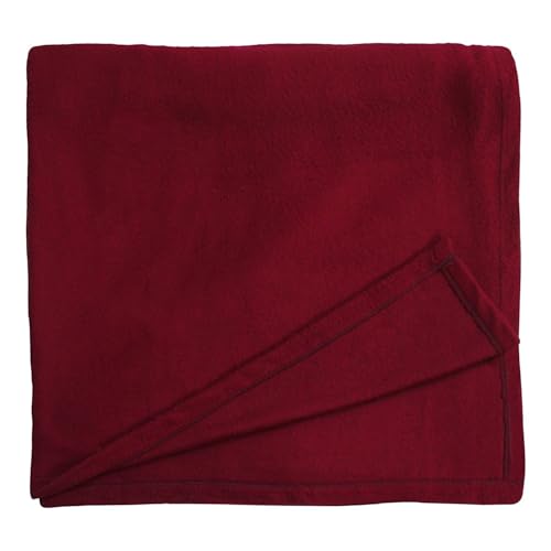 Goyal's ® Polar Fleece 250 TC Blanket (Single Bed, Maroon Red) - Image 3