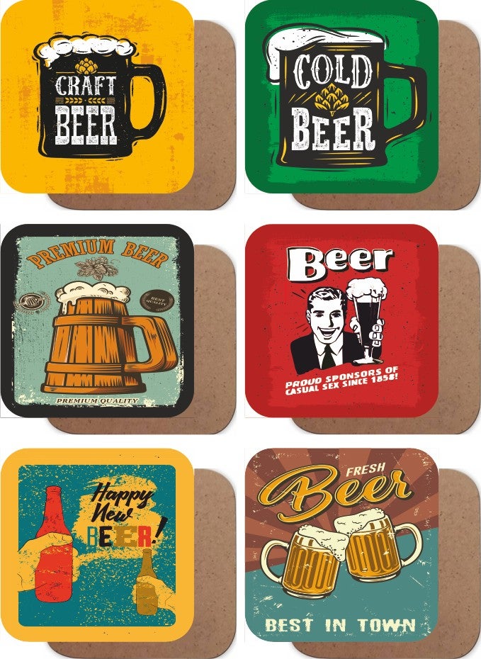 Life Poster Retro Beer Vintage 6 Piece Wooden Coasters Set - pzsku/Z97134320D7CE4B3BC658Z/45/_/1736972004/36dde355-fc34-43b9-b9d3-926ae9074345