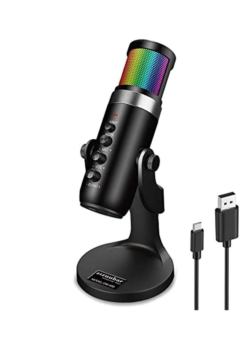 كوزميك بايت PW9 احترافي لتسجيل الصوت المعدني بمكثف USB وميكروفونات الألعاب لتسجيل البودكاست - Image 1