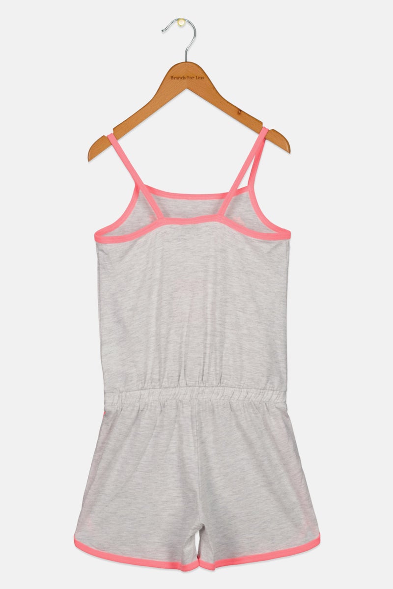 PUMA Kids Girl Sportwear Fit Sleeveless Romper, Pink - Image 2