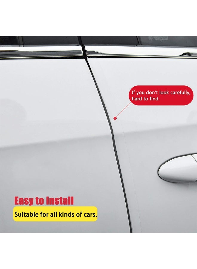 Universal Car Door’s Collision-Proof Strips Car Door Edge Guards Anti-Collision Adhesive Strip Invisible Transparent Bumper, Scratch-Resistant Body, Protect Car Door, Rear Bumper(33Ft x 2.8In) - Image 3