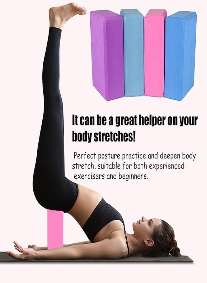 Shrevi Yoga Blocks to Improve Strength, Flexibility and Balance, Light Weight and Non-Slip Surface for Yoga, Pilates and Meditation (Pack of 2) Multicolour - Image 4