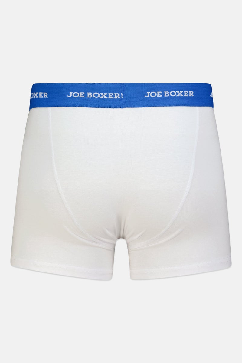 Joe Boxer Men 3 Pieces Brand Logo Boxer Briefs, Multicolor - Image 3
