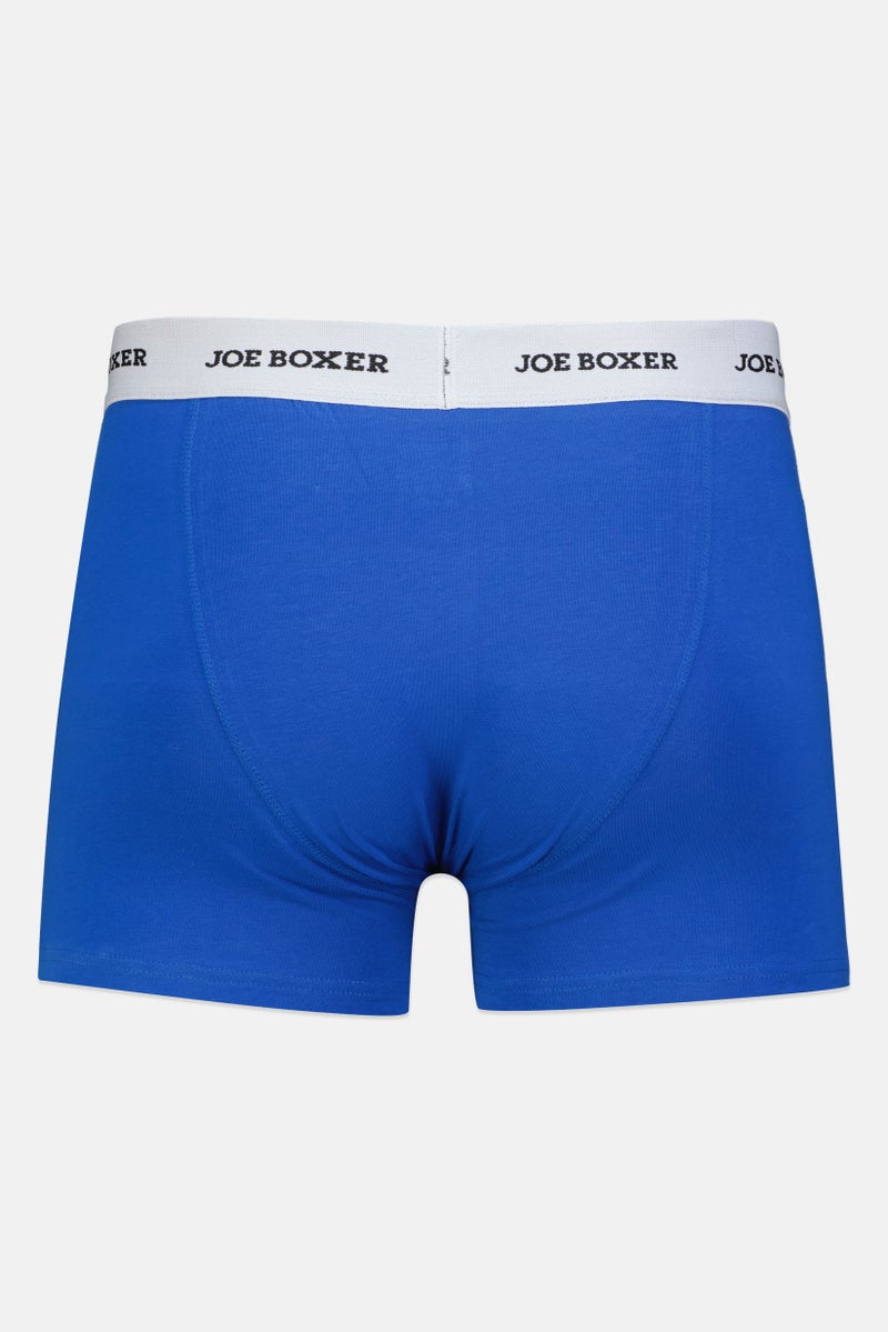 Joe Boxer Men 3 Pieces Brand Logo Boxer Briefs, Multicolor - Image 4
