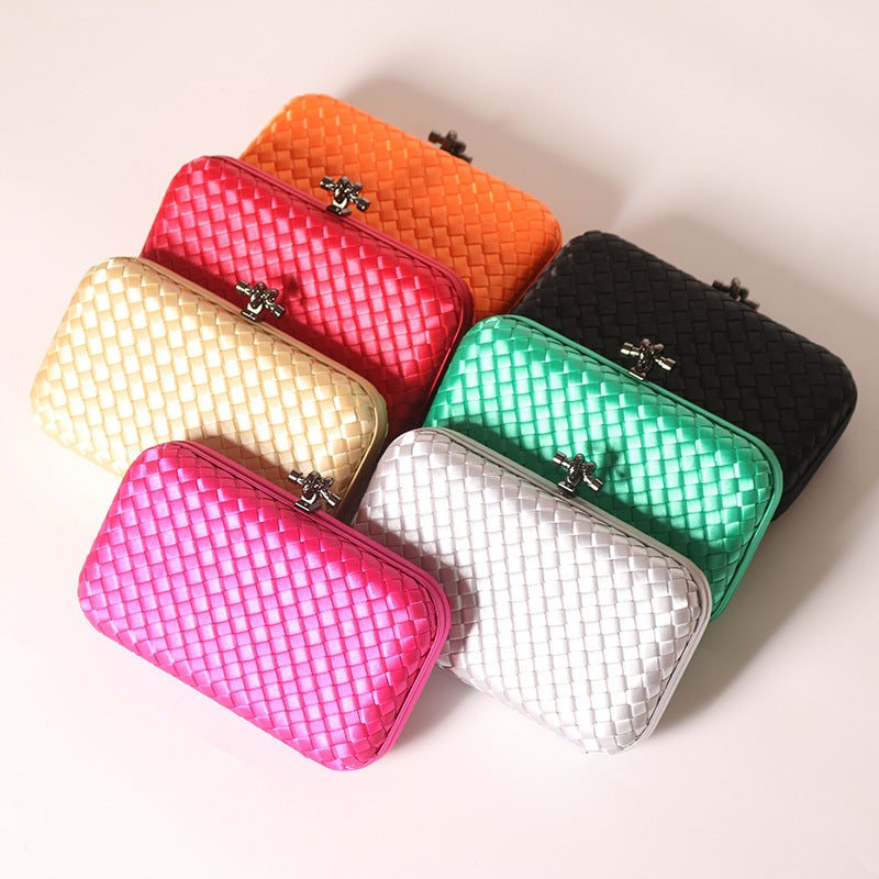 New Dinner Bag High-End Banquet Clutch Bag Ins Wind Shoulder Women'S Bag Evening Bag A Generation Of Hair - Image 2