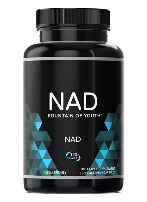 HPN Supplements NAD NAD Booster  Value Size 2 Month Supply  Clinically Proven  Independently Tested  Metabolic Repair  312 mg per Serving  120 Capsules