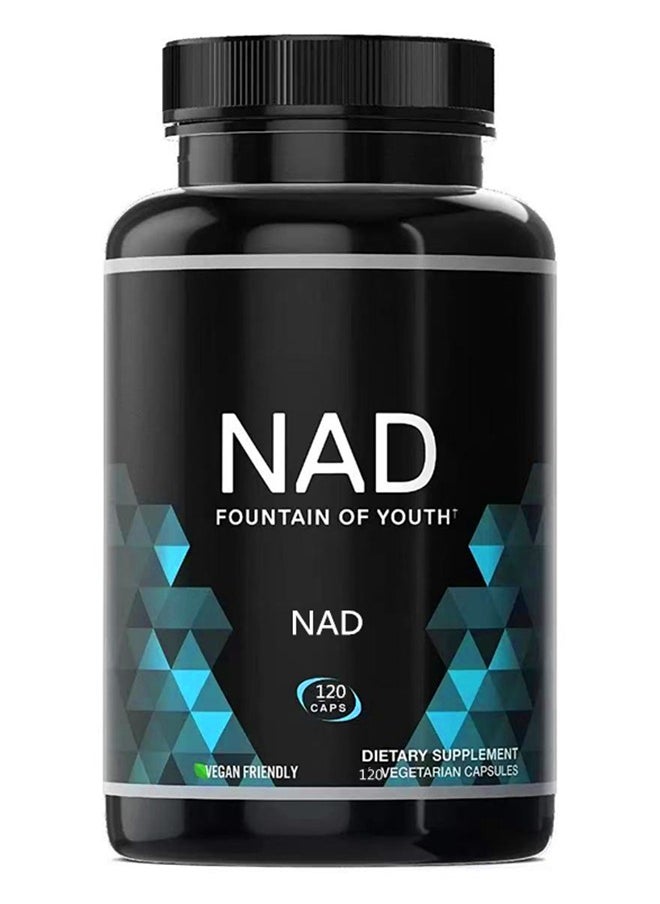 HPN Supplements NAD NAD Booster  Value Size 2 Month Supply  Clinically Proven  Independently Tested  Metabolic Repair  312 mg per Serving  120 Capsules