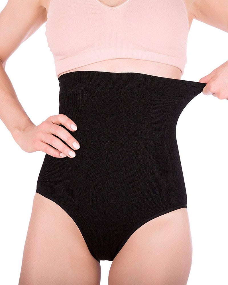 DREAM SLIM Women's High-Waist Seamless Body Shaper Briefs Firm Tummy Control Slimming Shapewear Panties Girdle Underwear (Black, Small) - Image 3
