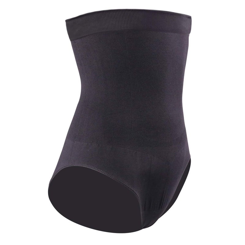 DREAM SLIM Women's High-Waist Seamless Body Shaper Briefs Firm Tummy Control Slimming Shapewear Panties Girdle Underwear (Black, Small) - Image 1