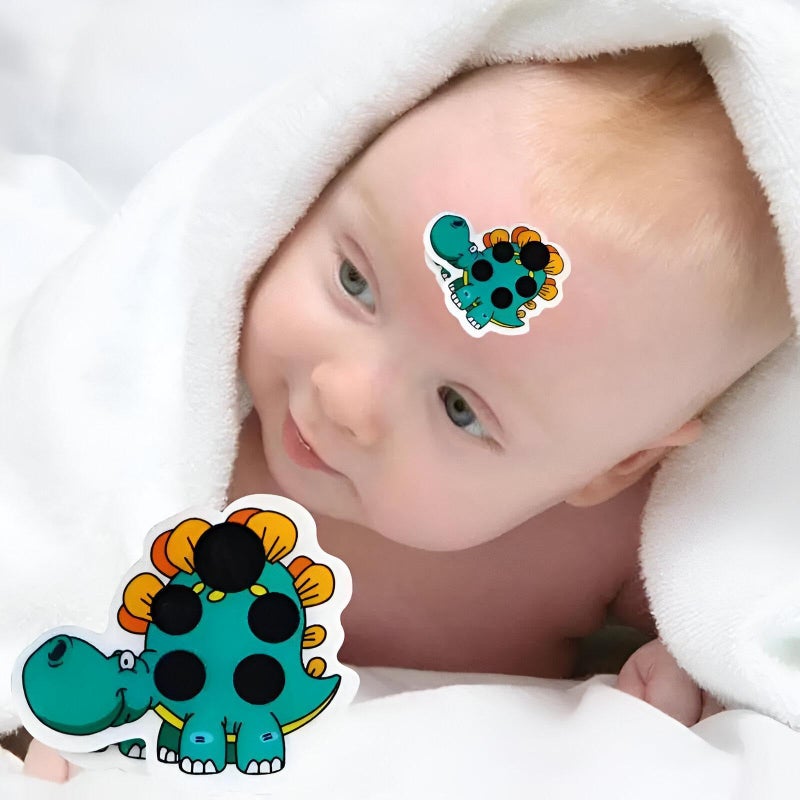Comfortable Fever Indicator - A unique sticker designed to make monitoring your child's temperature easier, ensuring a stress-free experience for little ones.