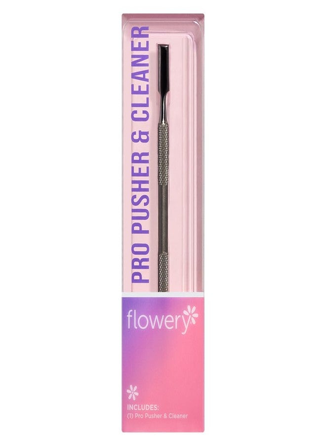 Flowery Pro Pusher & Cleaner, 2-in-1 Nail Prep Tool - Image 1