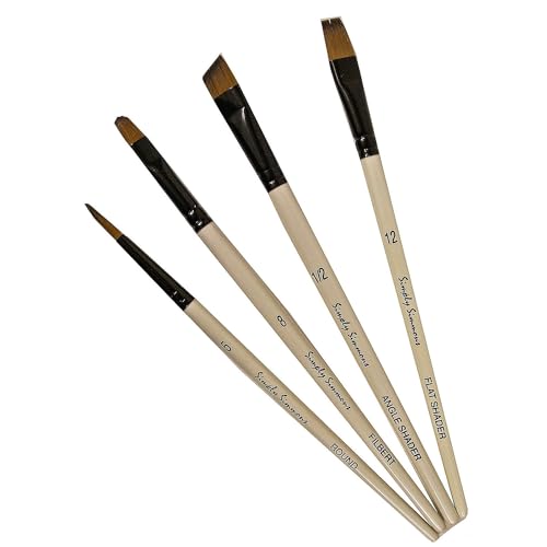 Robert Simmons Simply Simmons Value Brush Sets Work Horse Set Set Of 4 (19062) - Image 1