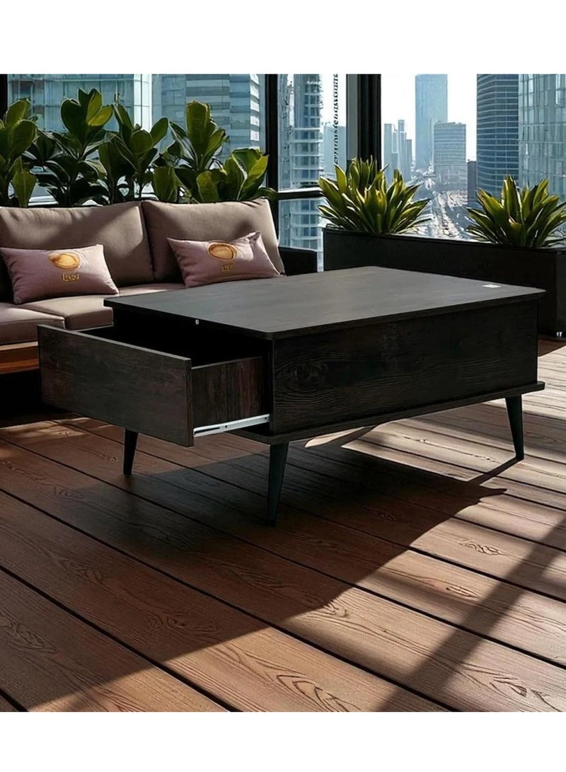 KRESLO Modern design coffee table with two side drawers - Image 2